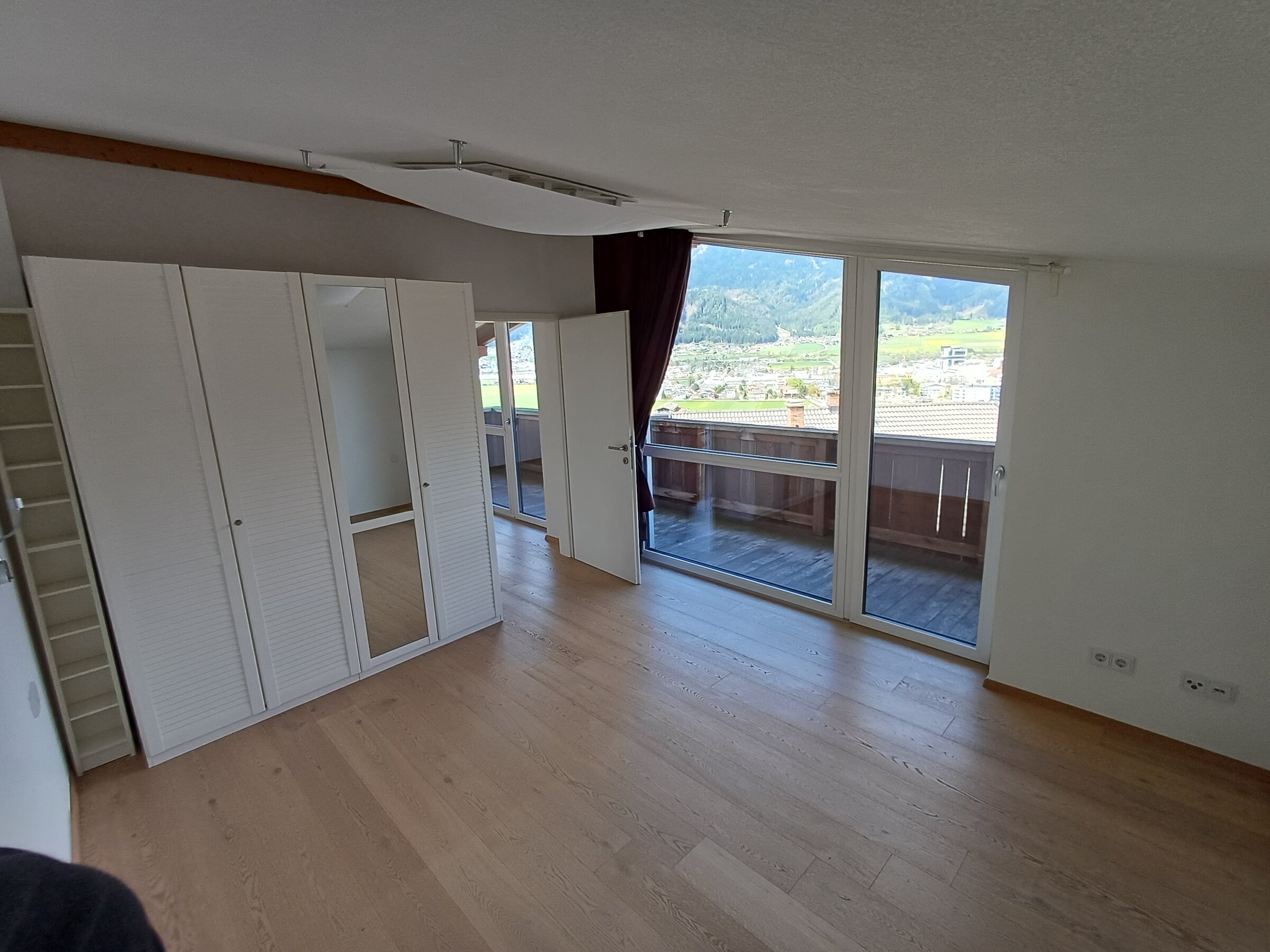 Schlafzimmer Karwendelblick