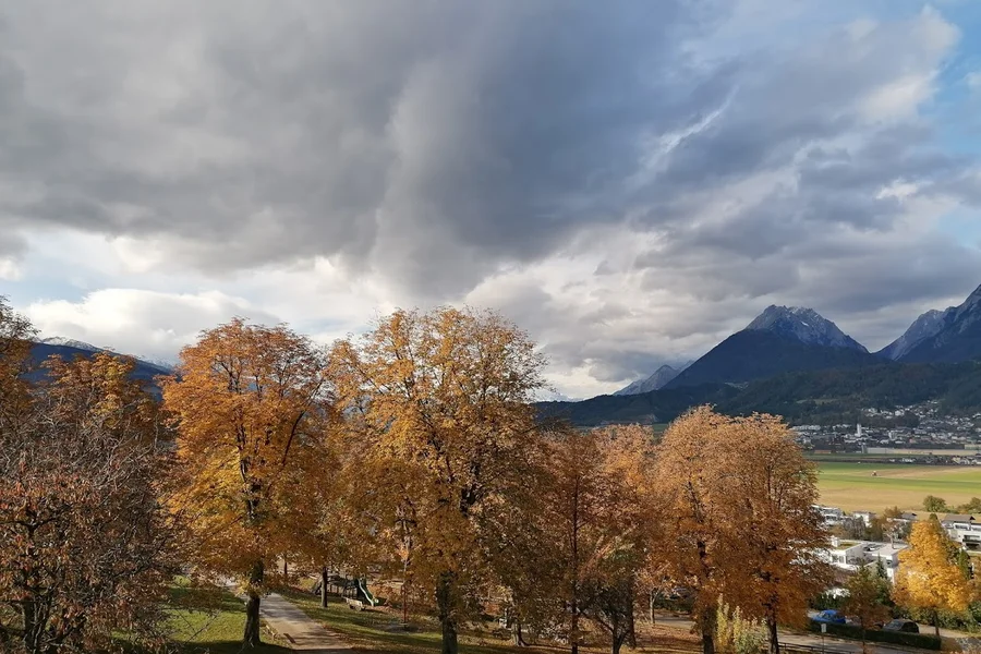 Blick Richtung Westen im Herbst