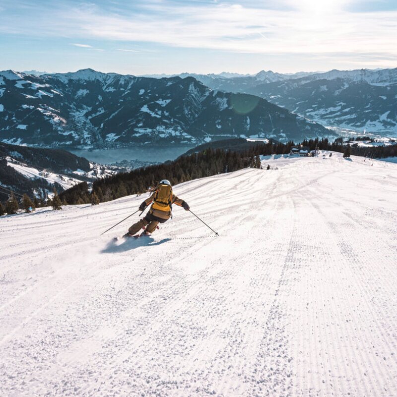 Skipisten in der Nähe von Reutte.