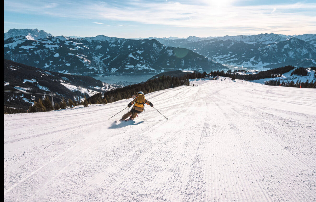 Skipisten in der Nähe von Reutte.