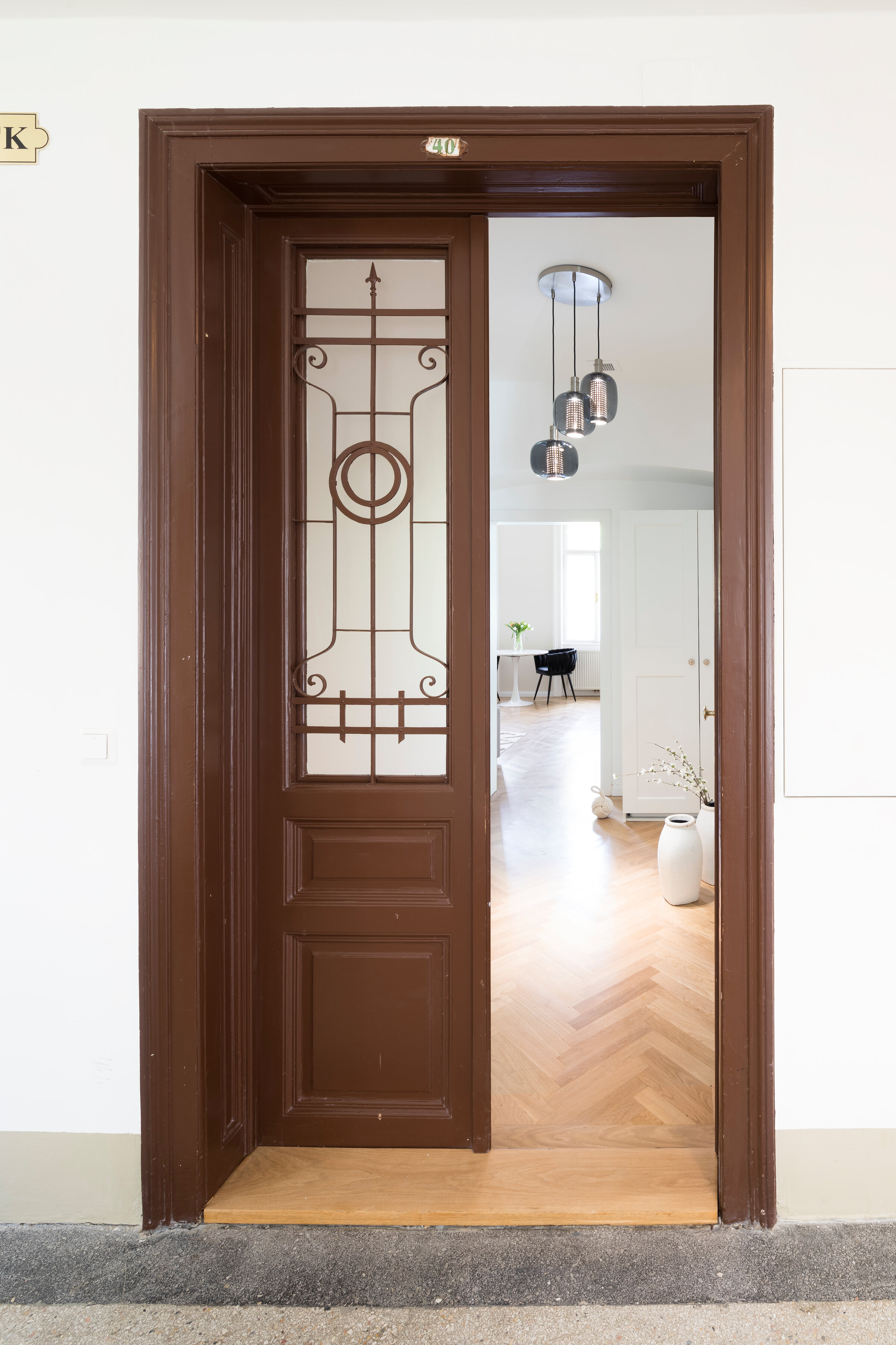 Eingangstür und Vorraum