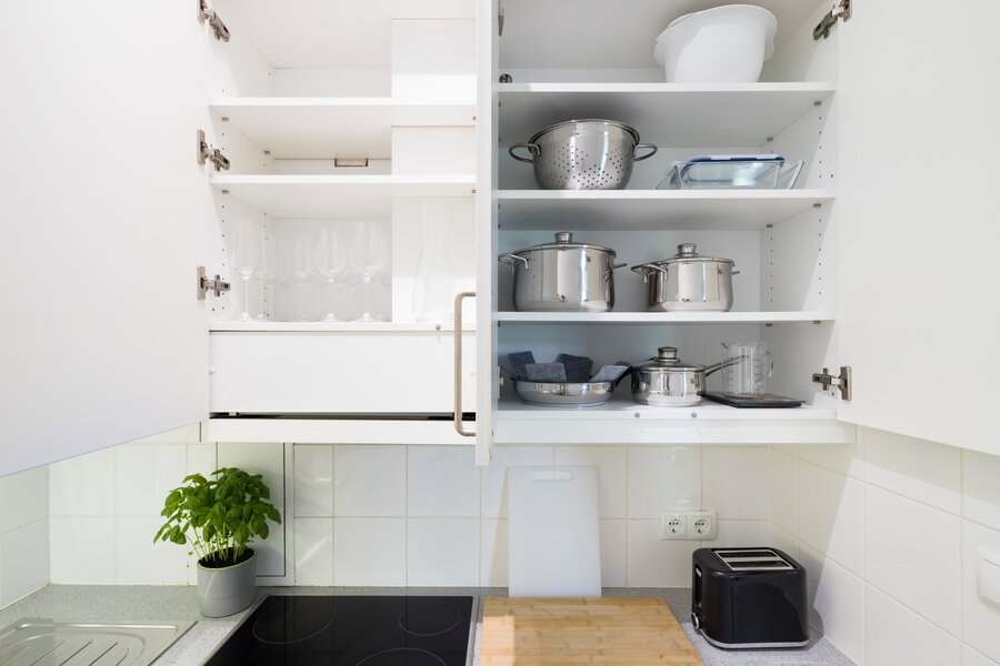 Voll ausgestattete Küche