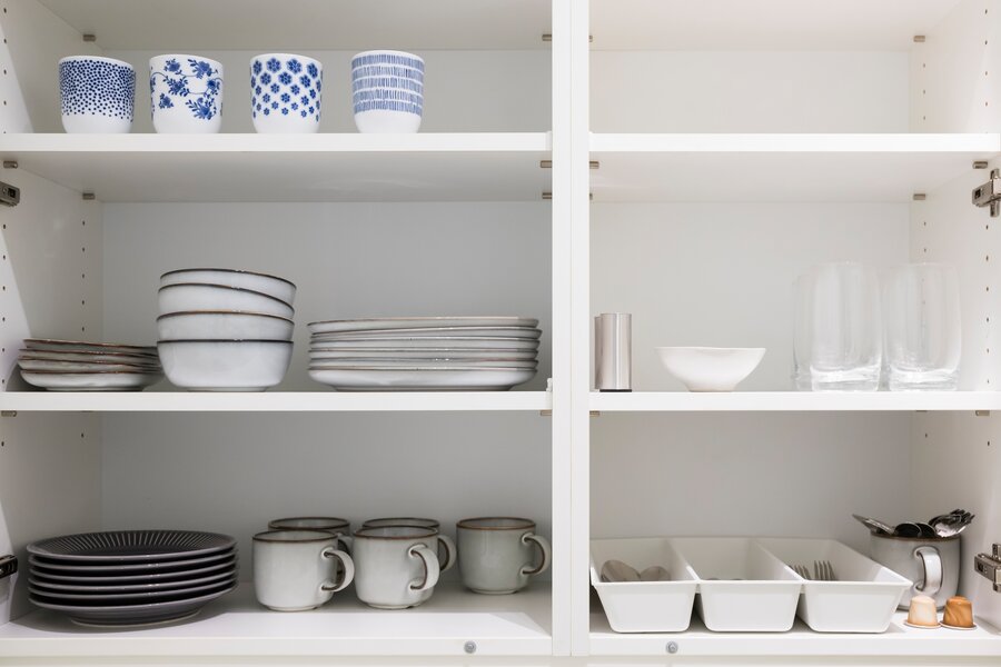 Voll ausgestattete Küche