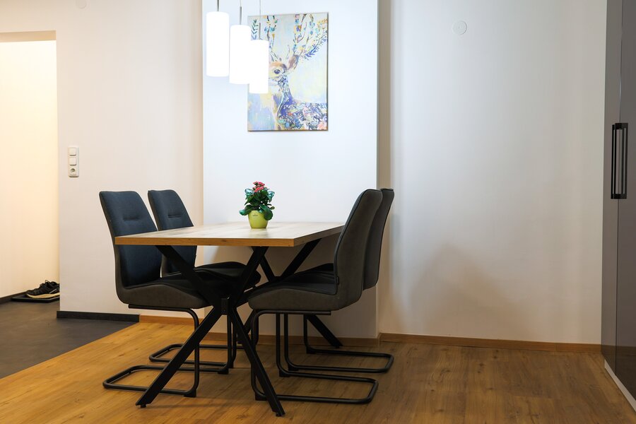 Dining tables with space for up to 4 people