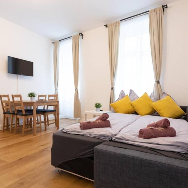 Auziehbares Sofa im Wohnzimmer