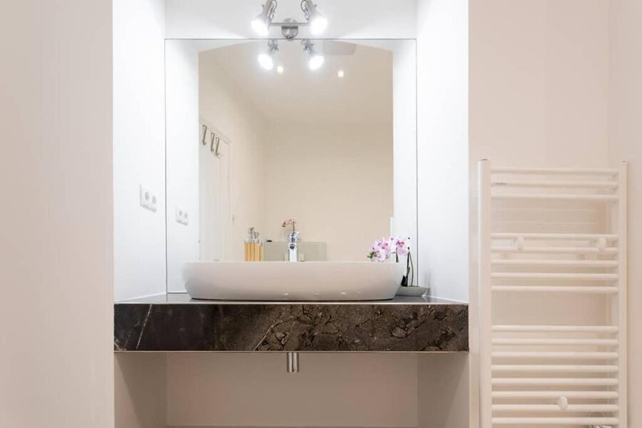 Waschbecken im Badezimmer 