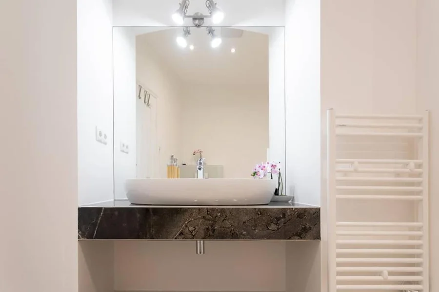 Waschbecken im Badezimmer 