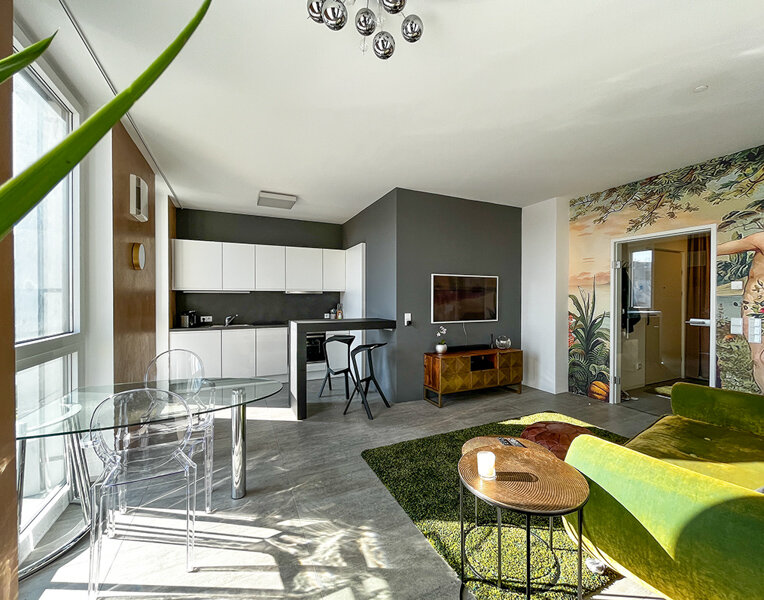 Wohnraum, orientiert nach Westen | © Diether Raffelsberger