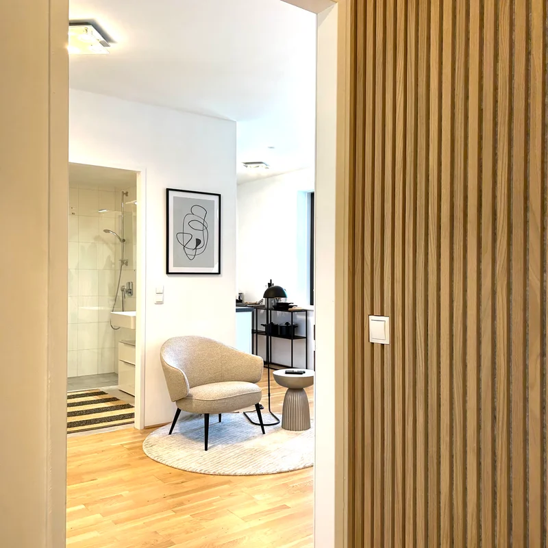 Blick von der Garderrobe