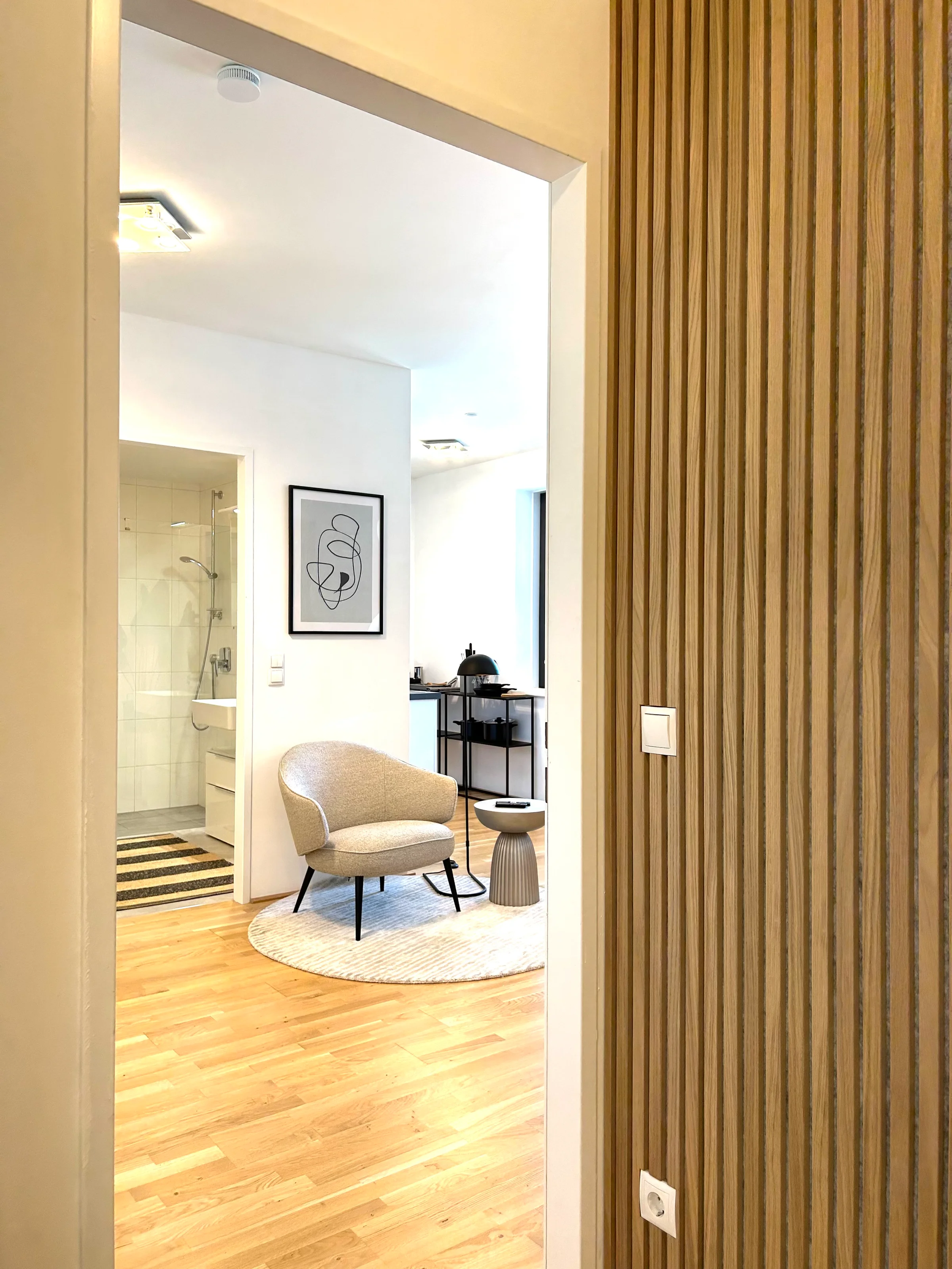 Blick von der Garderrobe