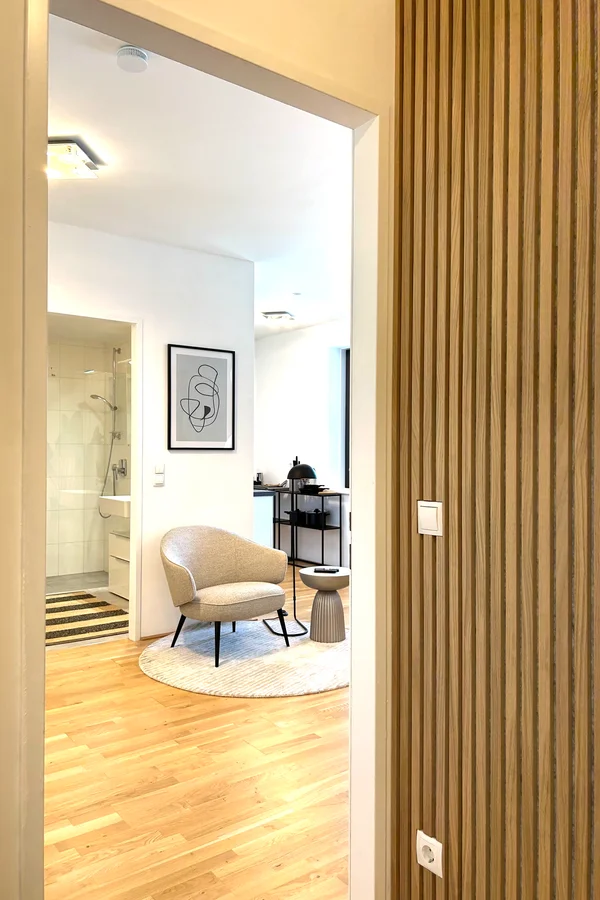 Blick von der Garderrobe