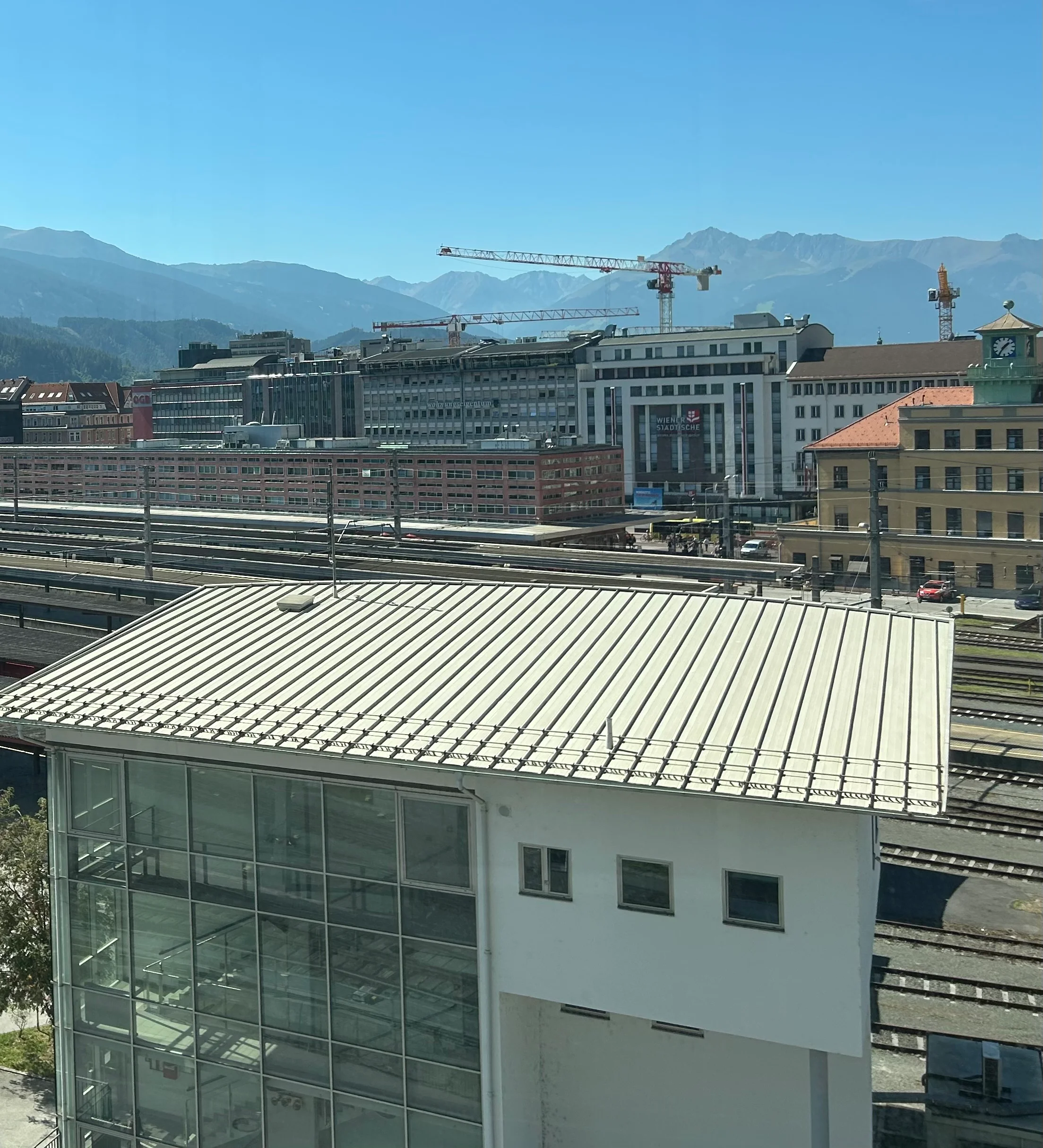 Aussicht über die Innenstadt Richtung Westen