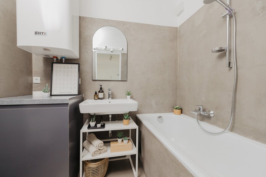 Badezimmer mit Badewanne | © Firmengruppe Abenthung