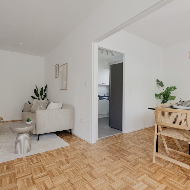 Wohnzimmer und Esszimmer | © Firmengruppe Abenthung