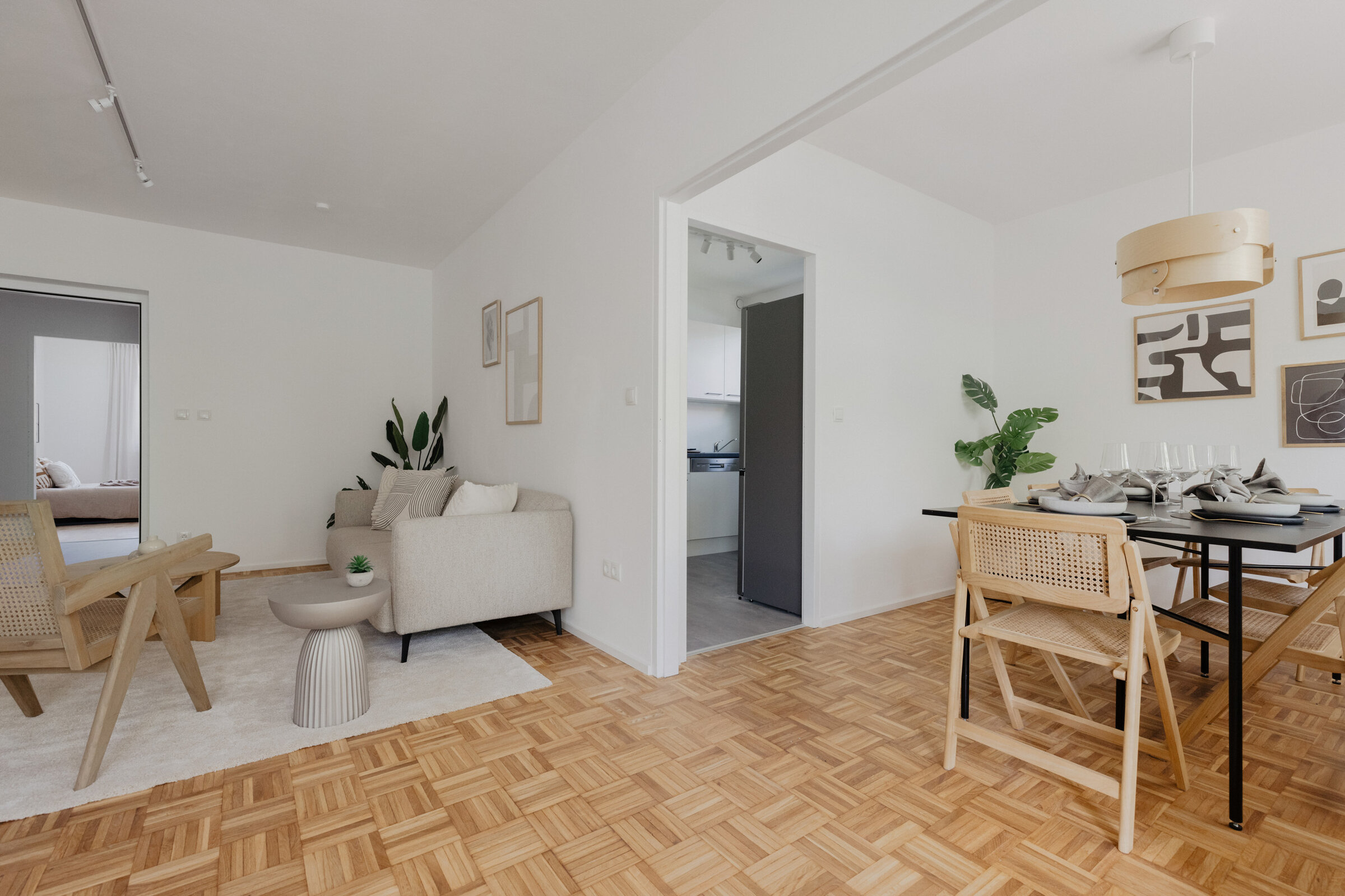 Wohnzimmer und Esszimmer | © Firmengruppe Abenthung