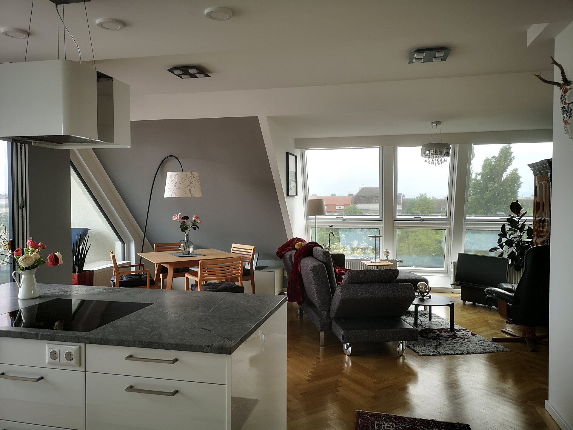 Blick von der Küche aus