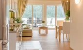 kitchen and living room