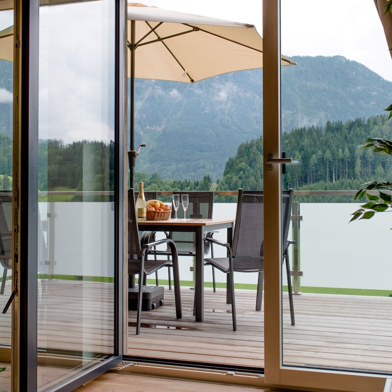 view from living room