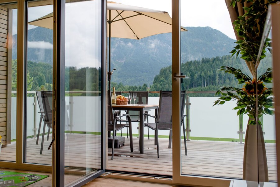 Blick von Wohnzimmer