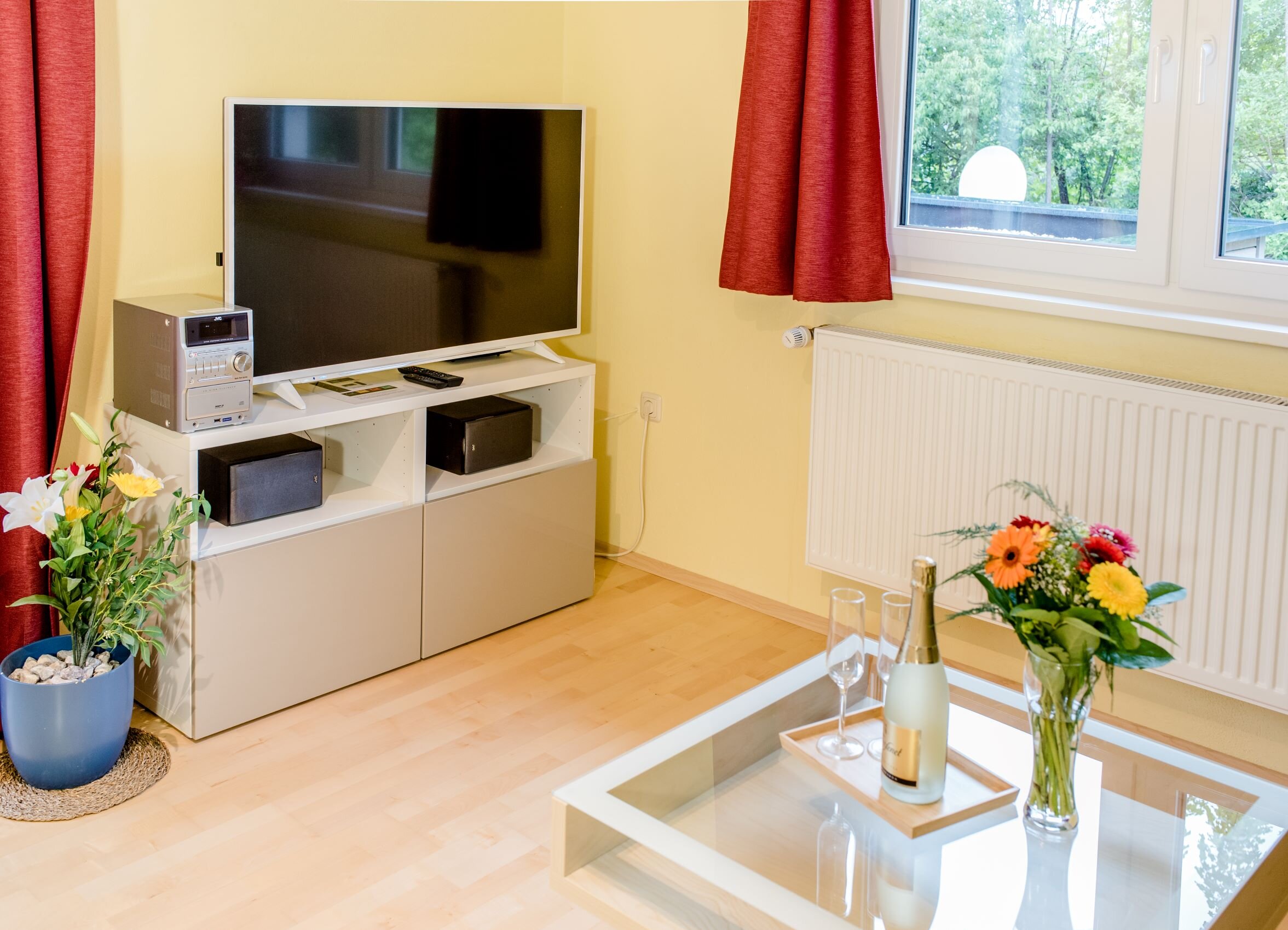 Wohnzimmer mit TV