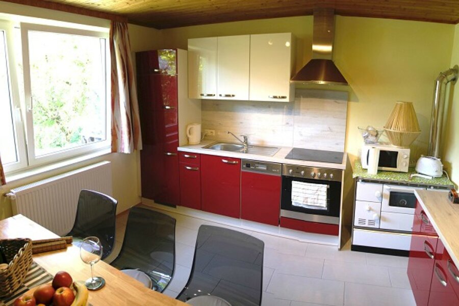 Kitchen with dining table