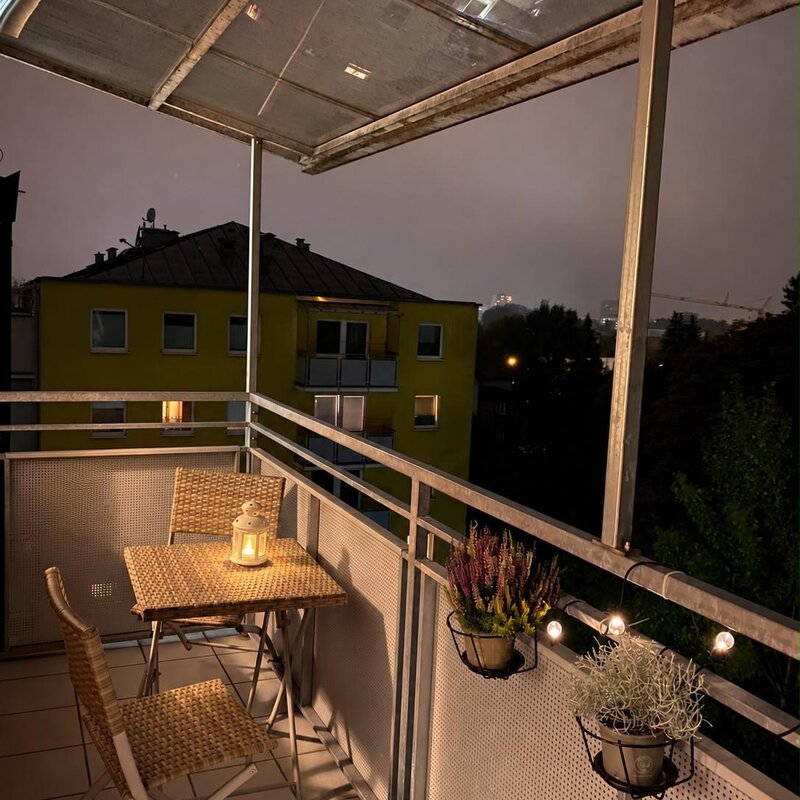balcony in the dark