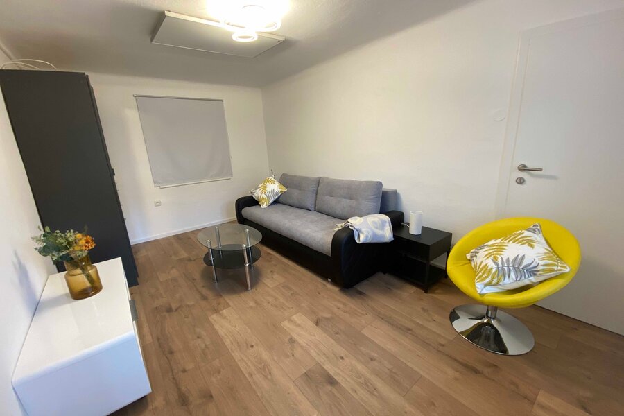 Wohnzimmer mit Schlafsofa (2 pers)