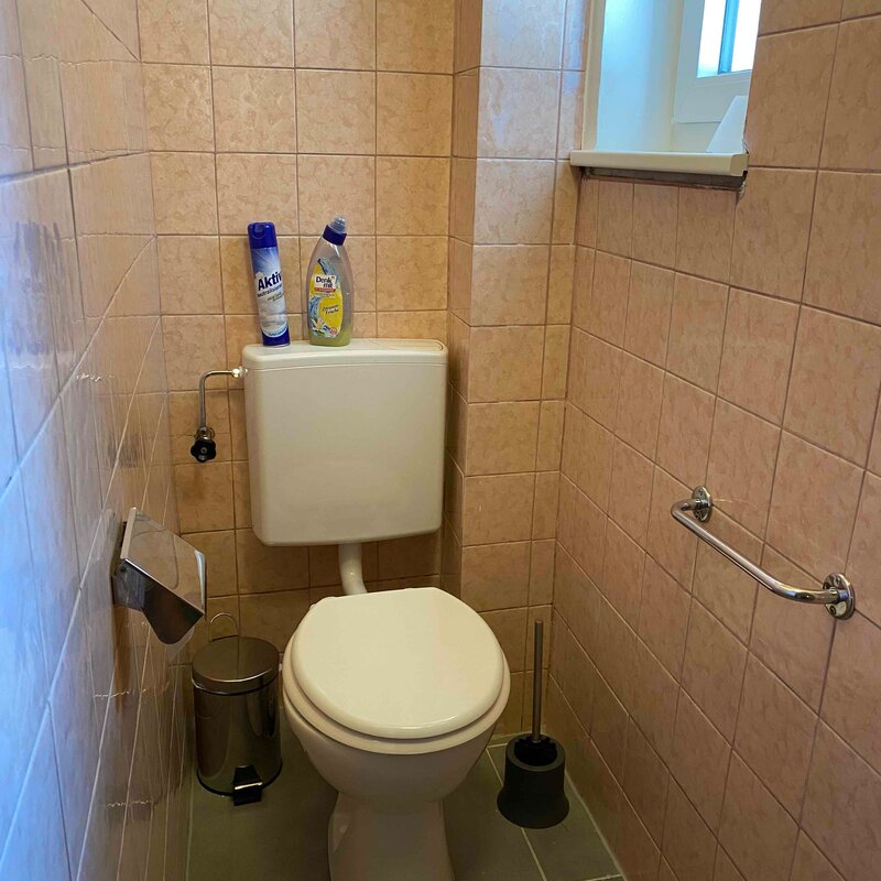 WC im Badezimmer
