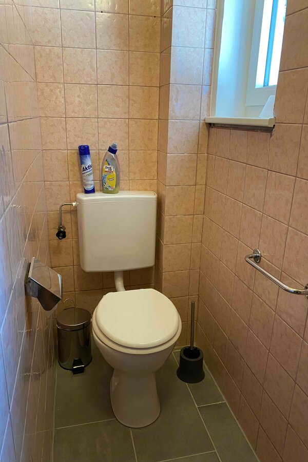 WC im Badezimmer