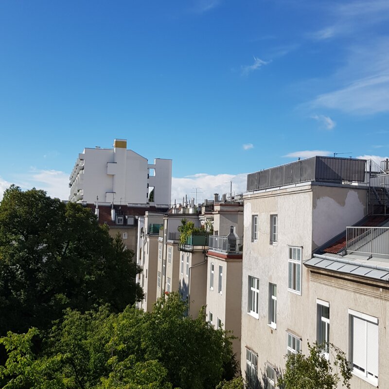 Aussicht ins Innenhof