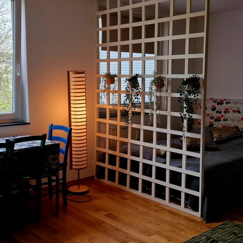 1 Zimmer mit großen Fenster