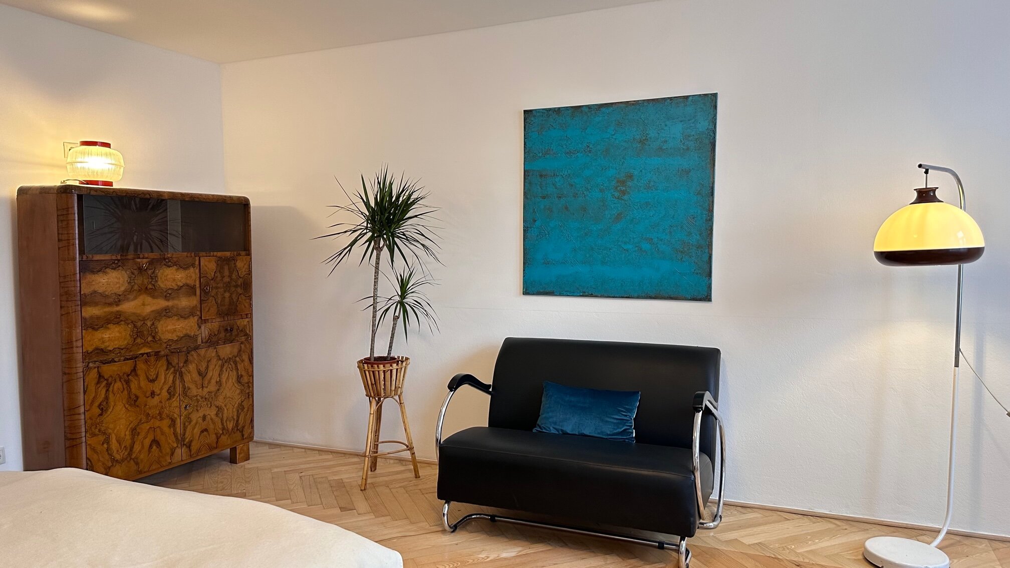 Möbliertes 1-Zimmer Apartment mit Vintage-Einrichtung – Kurzzeitmiete & Wohnen auf Zeit für 1 bis 6 Monate in Wien