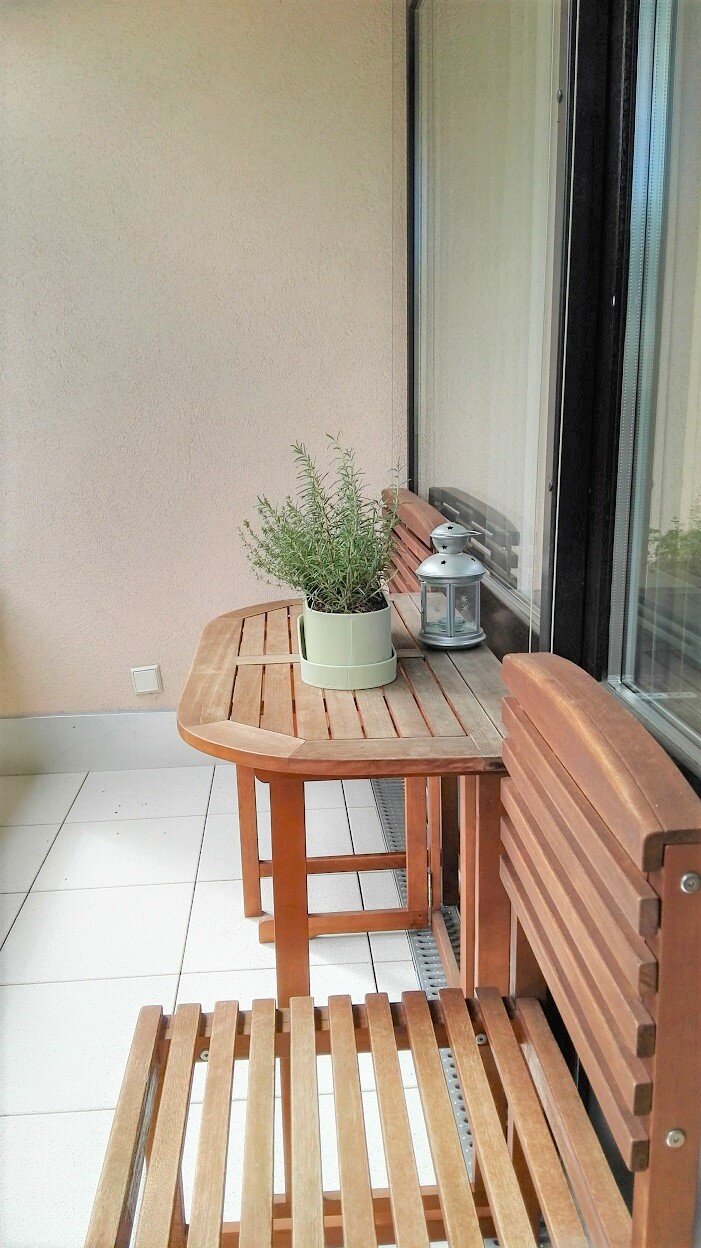 Gemütlicher Balkon (Morgensonne)