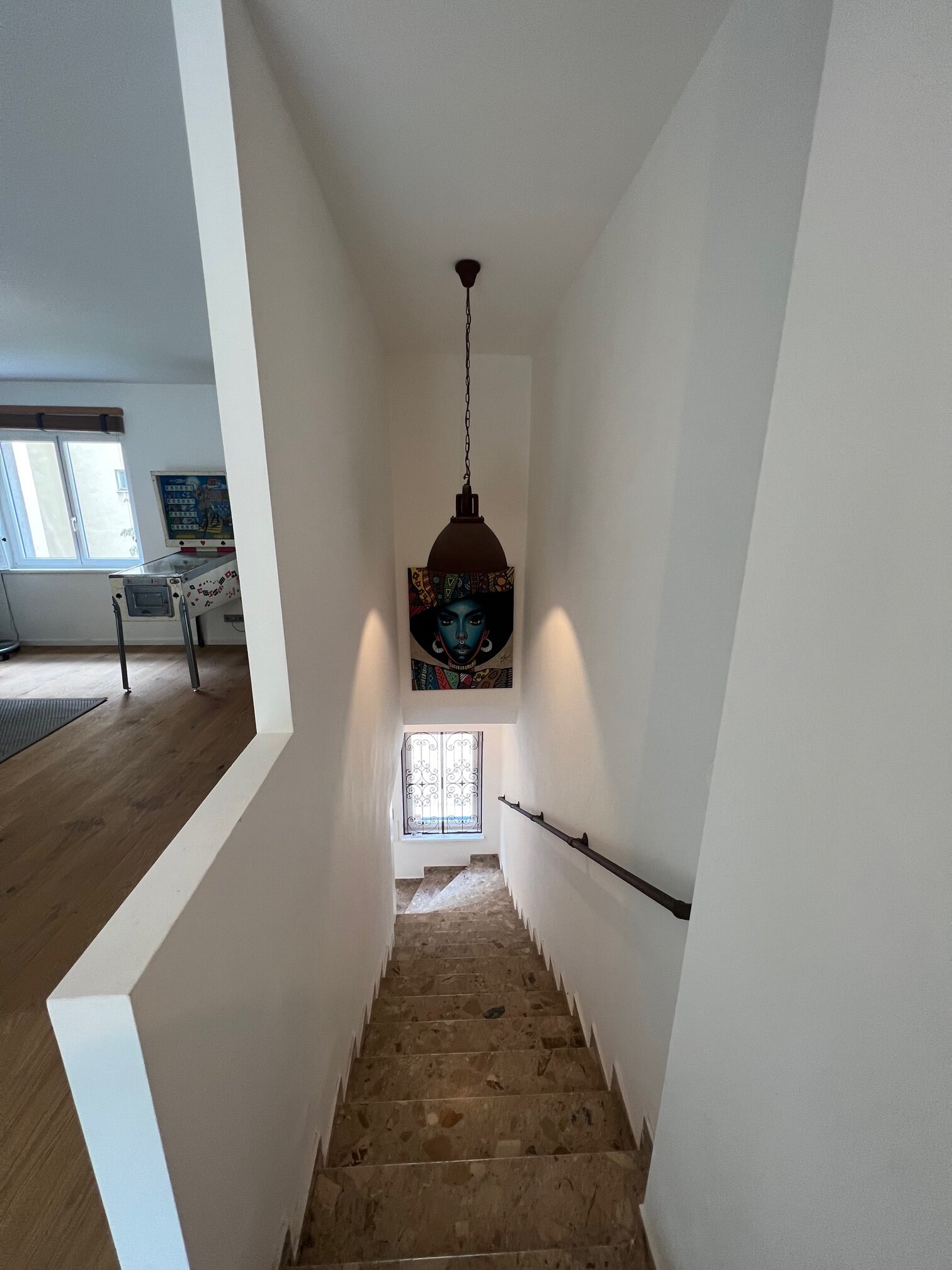 Wohnungsinterner Aufgang  vom Hof