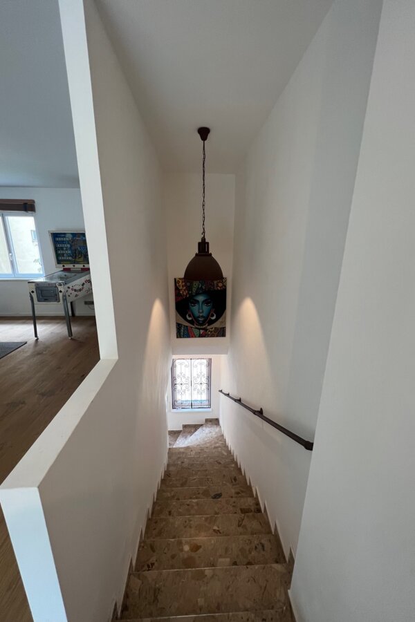 Wohnungsinterner Aufgang  vom Hof