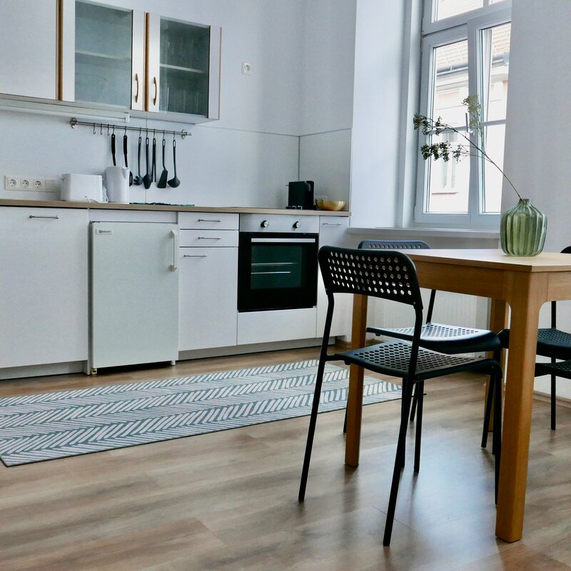View of the kitchen-diner