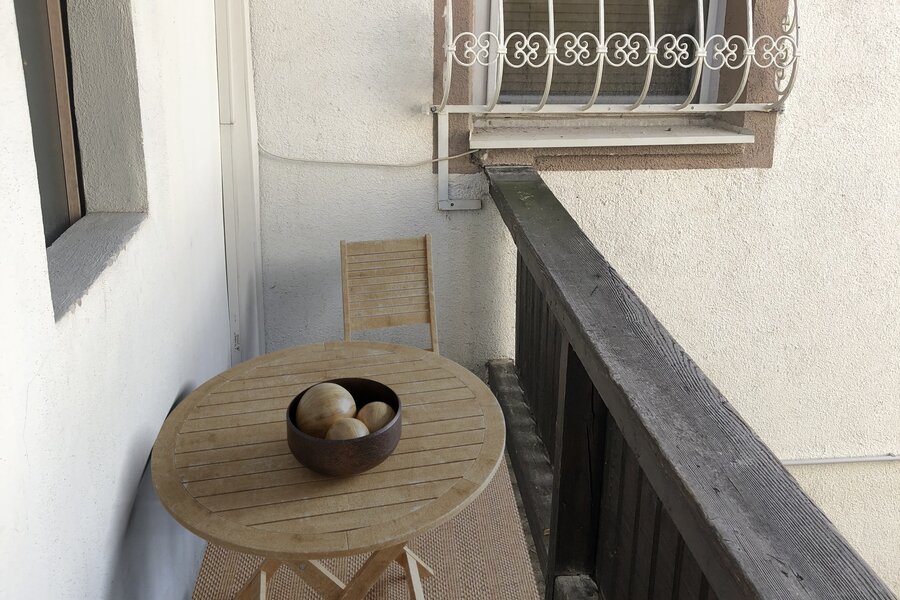 Balkon im Innenhof