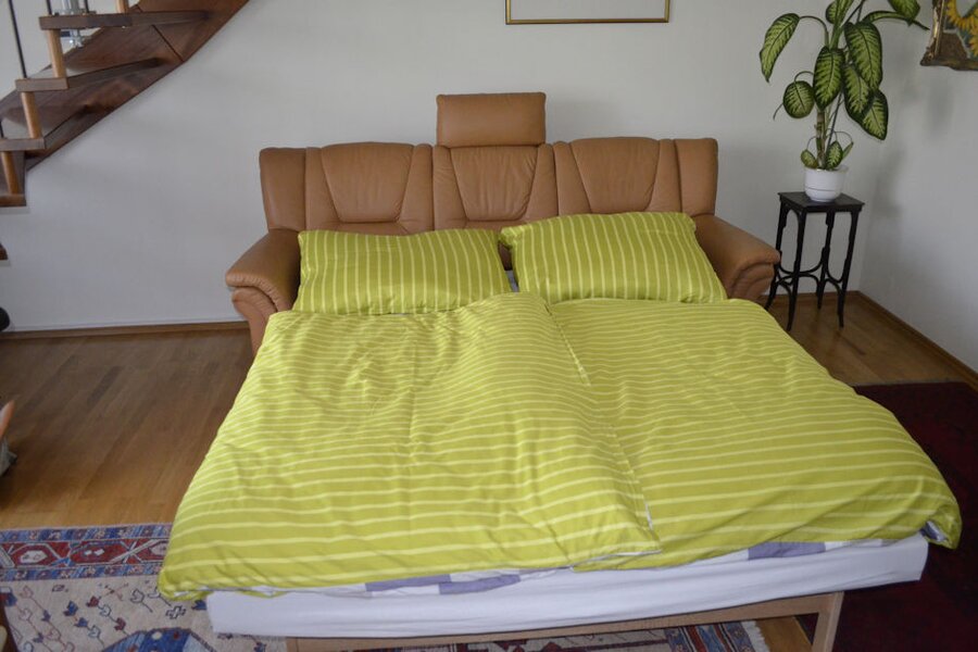 Couch als Doppelbett | © Werner Ertl