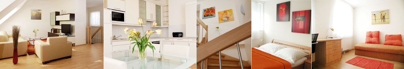 Wohnzimmer mit Schlafsofa, komplett ausgestattete K?che mit Esstisch, ger?umiges Schlafzimmer mit Doppelbett, extra Zimmer (Arbeits-, G?ste- oder Kinderzimmer) mit Doppelbettsofa,
extra Zimmer (Arbeits-, G?ste- oder Kinderzimmer) mit Einzelbett, Badezimmer mit Doppelwaschbecken, Dusche und Waschmaschine, private Terrasse, Klimaanlage - Dachgescho? Apartment