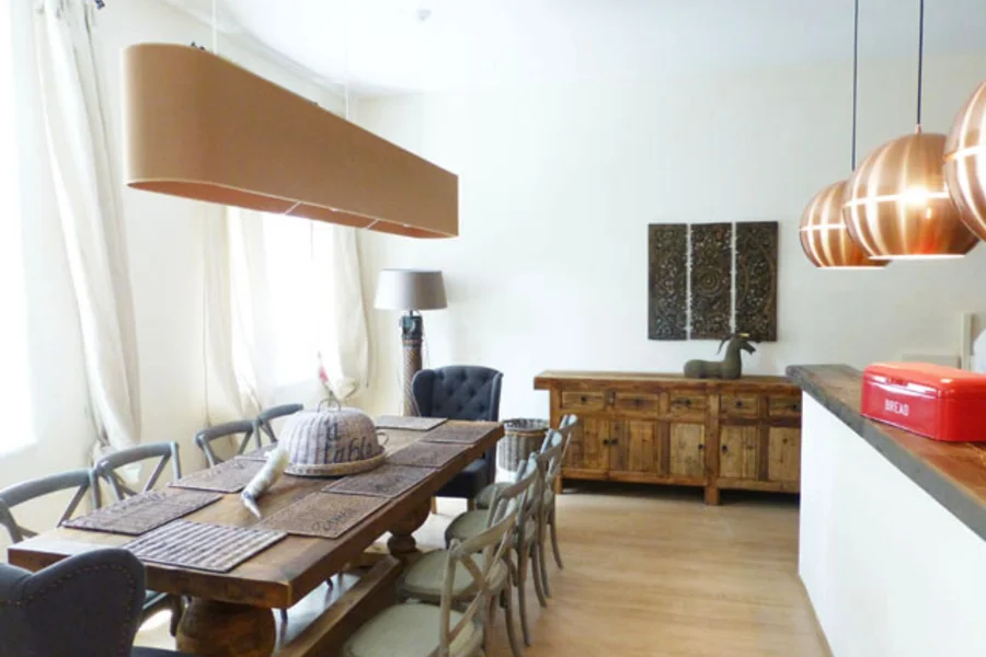 Esstisch f?r 8 Personen - Luxus Apartment Wien - Esstisch