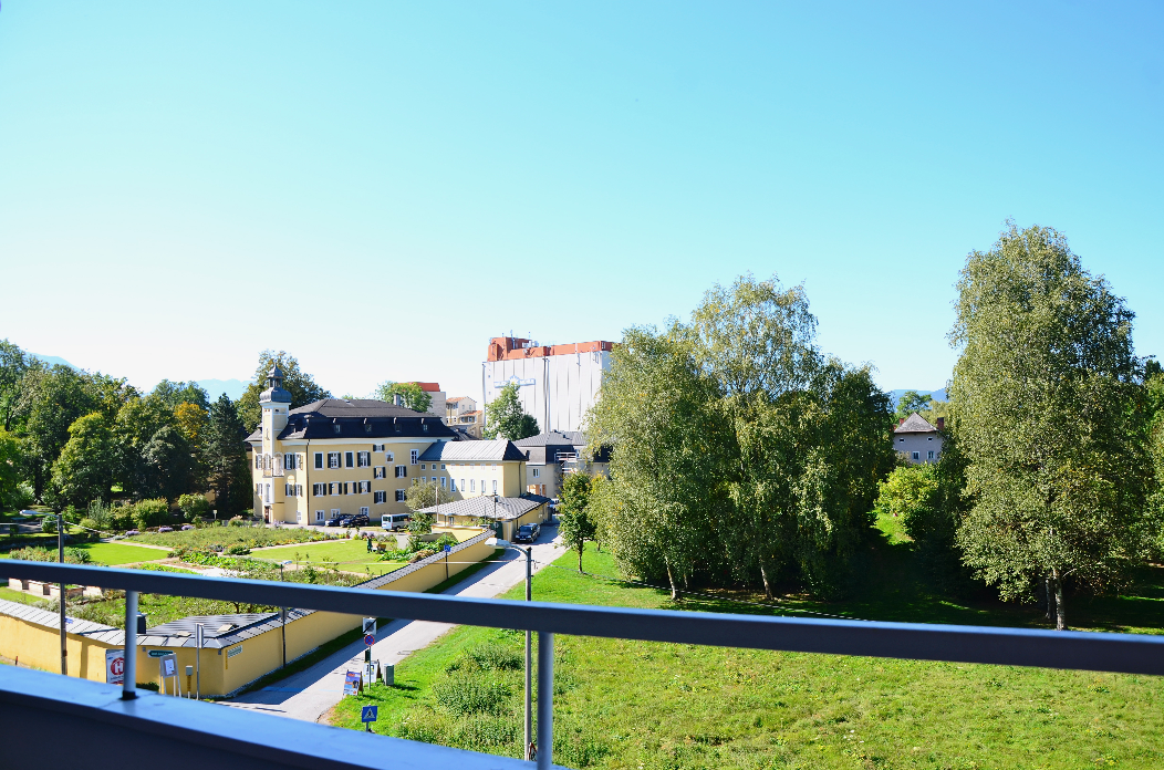 Die Aussicht vom Balkon