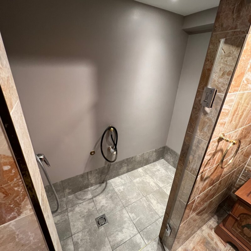 Dusche neu renoviert