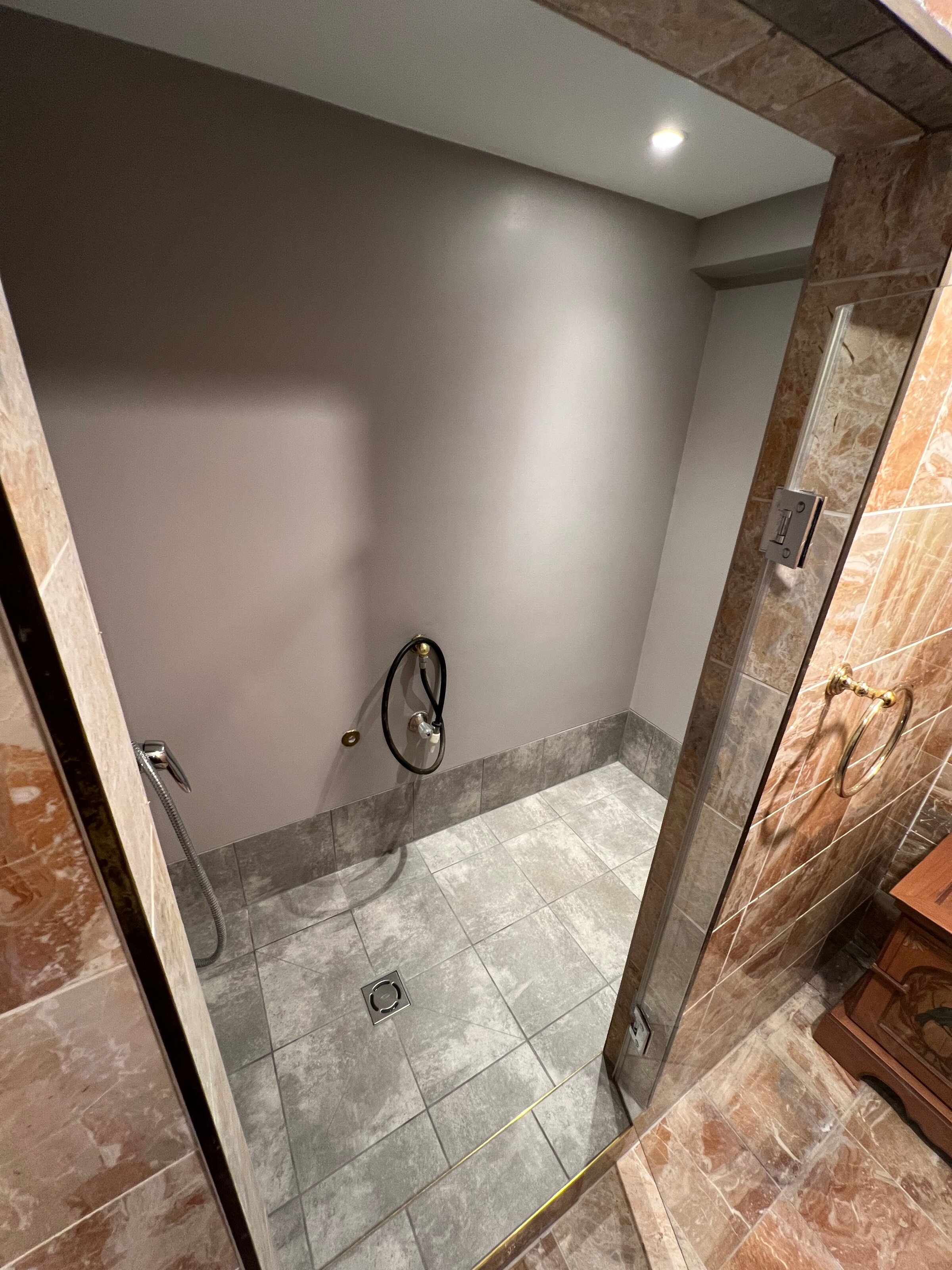 Dusche neu renoviert