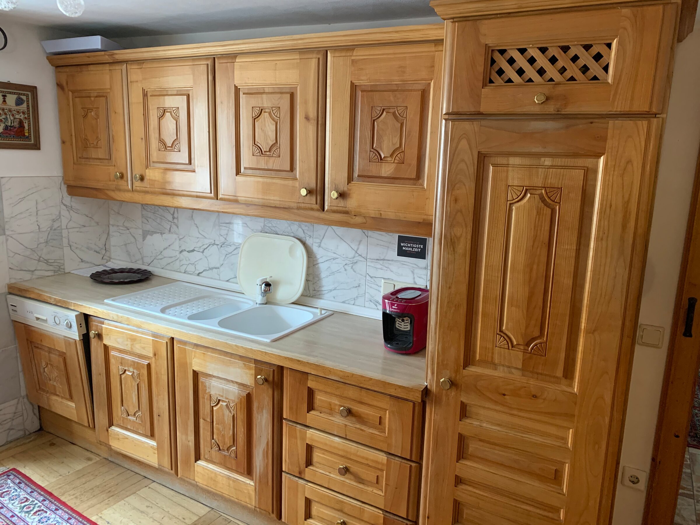 Küche aus edlem massivem Kirschholz