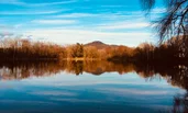 one of the surrounding lakes, 5min walking time