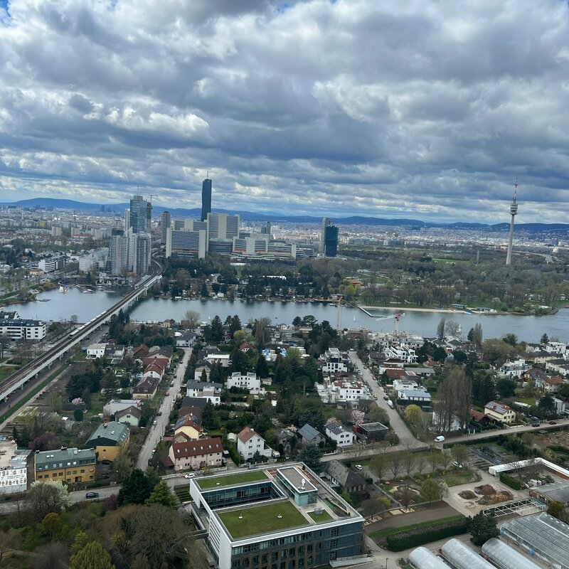 The magnificent view  from 33rd  floor.