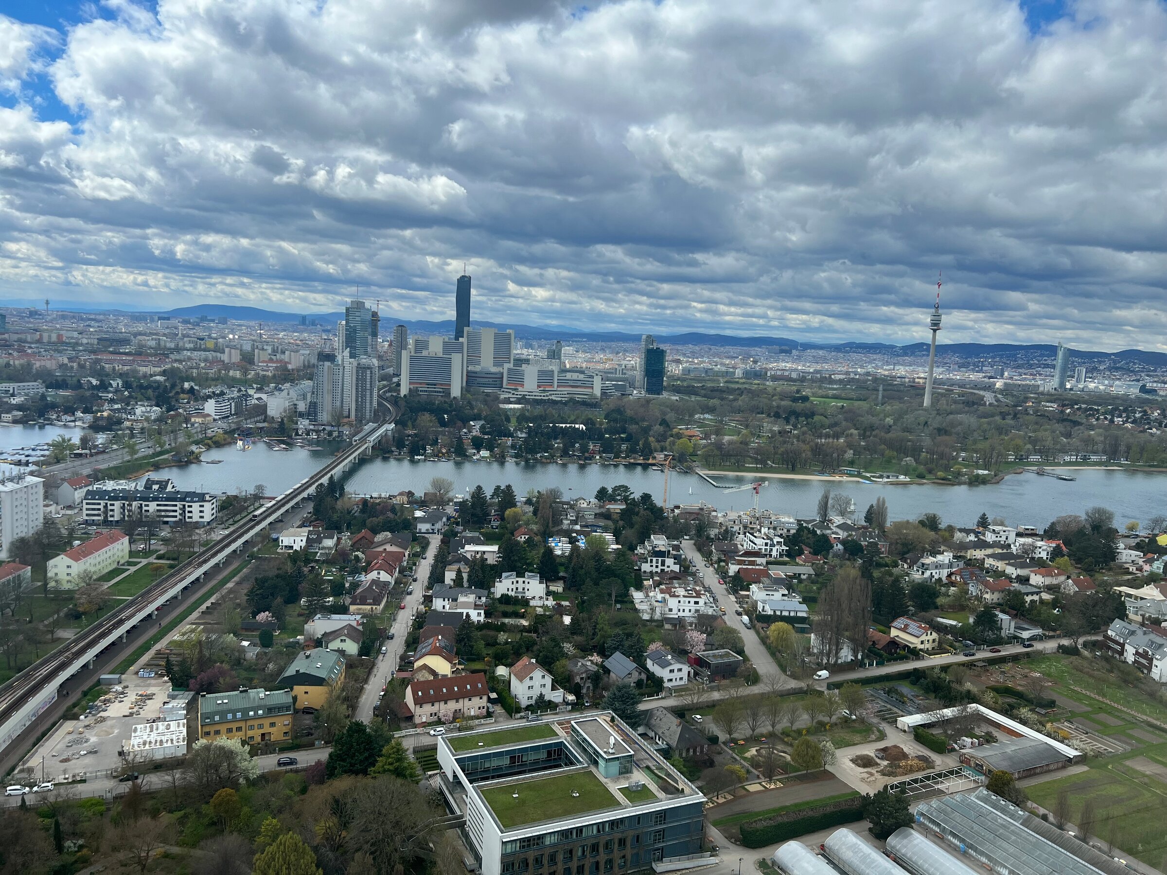 The magnificent view  from 33rd  floor.