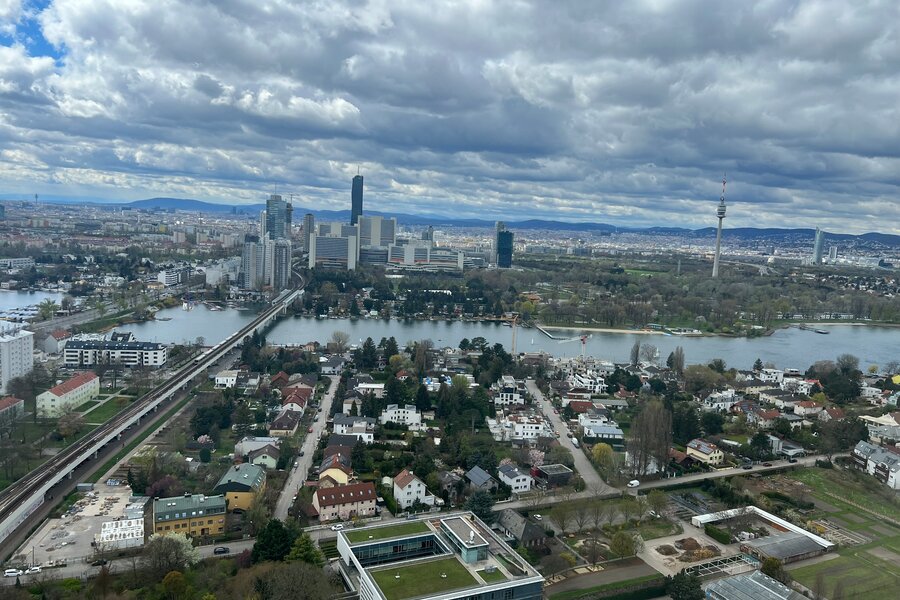 The magnificent view  from 33rd  floor.