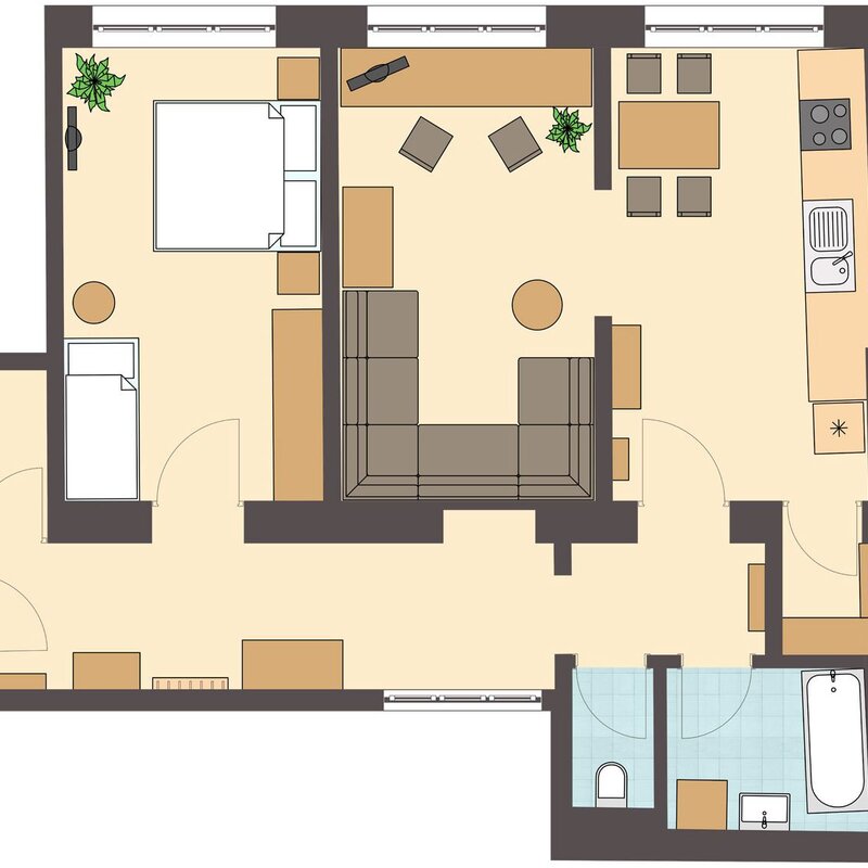 Grundriss | © Gerhard Seher