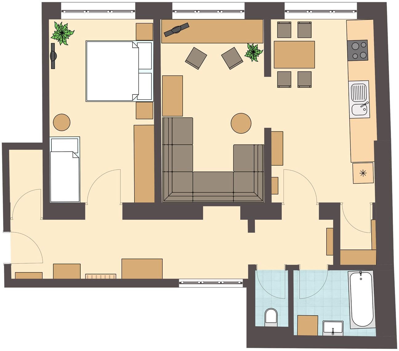 Grundriss | © Gerhard Seher